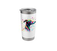 Splash Art Italian Greyhound Italian Sighthound Iggy Stainless Steel Insulated Tumbler