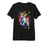 Splash Art Jack Russell Premium T-Shirt