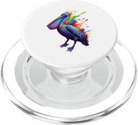 Splash Art Pelican Bird PopSockets PopGrip for MagSafe