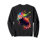 Splash Art Red Panda Bear Pandas Sweatshirt
