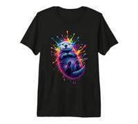 Splash Art Sea Otter Premium T-Shirt