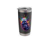 Splash Art Sea Otter Stainless Steel Insulated Tumbler