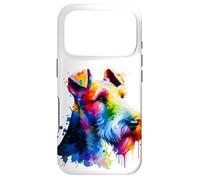 Splash Art Wire Fox Terrier Case for iPhone 17 Pro