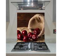 Splash back with with fall apples fresh from harvest, Panel Kitchen, Toughened Glass, Any SIZE, vaartglass (wide 60 x height 75/cm)