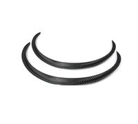 Splash Carbon Fiber Rubber Car Wheel Eyebrow Universal Protector Trim Fender Extension Arches For Cars Mud Flap Splash Guards Mud Flaps(70cm)