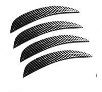 Splash Carbon Fiber Rubber Car Wheel Eyebrow Universal Protector Trim Fender Extension Arches Mud Flap Splash Guards Mud Flaps(Carbon Fiber 4pcs)