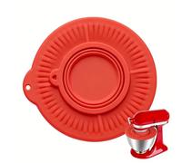 Splash Cover For Hand Mixer - Silicone Lid Replacement, 4.5-5 Liter Splash Cover Mixer, Silicone Mixing Bowl Cover Compatible | For Flour Dough Bread Cream Scounter