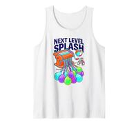 Splash Fun Summer Enthusiast Water Balloon Humor Tank Top