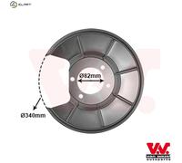 VAN WEZEL 1881373 Brake disc backing plate