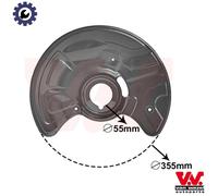 VAN WEZEL 3041371 Splash Panel, brake disc