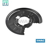 Fits SWAG 33 10 7407 brake disc cover /L/ rear BMW 3(E46)/X3(E83)