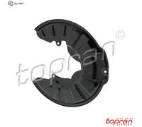 SPLASH GUARD BRAKE DISC 410 628 FOR SMART M132.930/910 1.0L OM660.951/950 0.8L