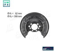 AIC 55198 Splash Panel, brake disc for OPEL,VAUXHALL