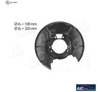 AIC 55498 Splash Panel, brake disc