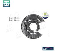 A.I.C. Splash Panel 55750 – Brake Disc Guard for BMW – Rear Left
