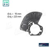 AIC 55972 Splash Panel, brake disc