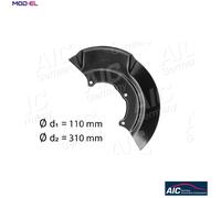 SPLASH GUARD BRAKE DISC 56018 FOR VW CARAVELLE/TRANSPORTER/IV/Bus/EUROVAN/Mk