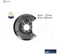 Brake disc cover Rear Axle Left Zinc-coated 56410 AIC for MAZDA VOLVO FORD