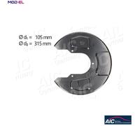 AIC 56412 Splash Panel, brake disc for FORD,SEAT,VW