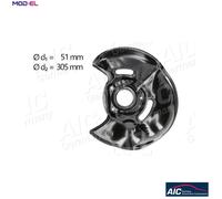 Brake disc cover Front Axle Right Zinc-coated 56414 AIC for MERCEDES-BENZ 190 SL
