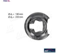 SPLASH GUARD BRAKE DISC 56974 FOR VOLVO S80 XC90/SUV S60 XC70/CROSS/COUNTRY 2.4L