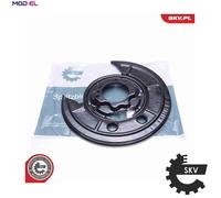 Brake disc cover Rear Axle Left 57SKV662 ESEN SKV for FIAT PEUGEOT CITROËN
