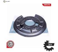 Brake disc cover Rear Axle Right 57SKV679 ESEN SKV for LAND ROVER DISCOVERY IV