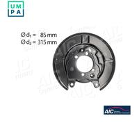 Brake disc cover Rear Axle Left Zinc-coated 58270 AIC for NISSAN RENAULT