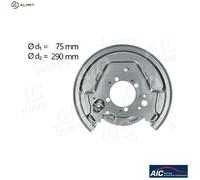 A.I.C. Splash Panel 58833 - Brake Disc Splash Guard for TOYOTA Avensis (1ZZ-FE, 2AD-FHV/FTV)