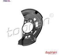 TOPRAN 601 302 Brake disc backing plate