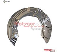 METZGER 6115064 Brake disc backing plate