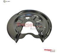 SPLASH PANEL, BRAKE DISC FOR VW BORA GOLF METZGER 6115082 FITS REAR AXLE RIGHT