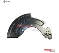 METZGER 6115125 Brake disc backing plate