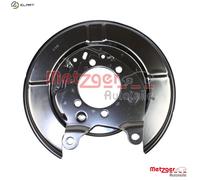 Metzger Autoteile Splash Panel (Brake Disc) 6115276 - Fits Nissan Dualis, Qashqai, Kicks, Rogue