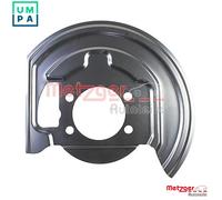 Metzger Autoteile Splash Panel 6115377 - Brake Disc - Fits Nissan Juke, X-Trail, Qashqai, Dualis