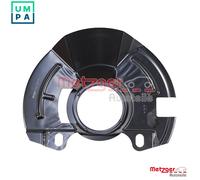 METZGER 6115522 Splash Panel, brake disc