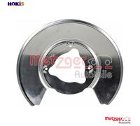 METZGER 6115566 Splash Panel, brake disc