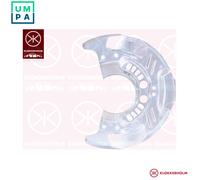 Brake disc cover Front Axle Zinc-coated 6732379 KLOKKERHOLM for SUBARU FORESTER