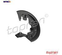 TOPRAN 702 327 Splash Panel, brake disc