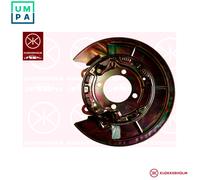 Brake disc cover Rear Axle Left 8119877 KLOKKERHOLM for TOYOTA COROLLA Verso