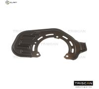 Front Brake Disc Splash Panel Left TRISCAN Fits VAUXHALL Combo 00-12 543083