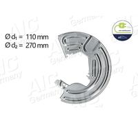 A.I.C. Splash Panel Brake Disc 71415 Front Left Zinc-coated for Renault Clio/Kangoo 1.9L 4cyl