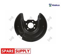 SPLASH GUARD, BRAKE DISC FOR AUDI A3 ABAKUS 131-07-723 FITS REAR AXLE LEFT