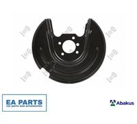 Splash Guard, brake disc for AUDI A3 ABAKUS 131-07-723 fits Rear Axle Left