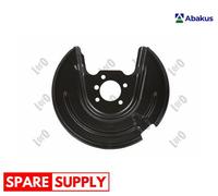 SPLASH GUARD, BRAKE DISC FOR AUDI A3 ABAKUS 131-07-724 FITS REAR AXLE RIGHT