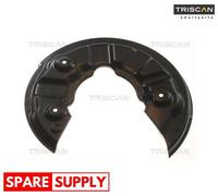 SPLASH GUARD, BRAKE DISC FOR AUDI A3 Q2 TRISCAN 8125 29276 FITS REAR AXLE LEFT