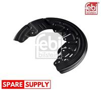 SPLASH GUARD, BRAKE DISC FOR AUDI A4 FEBI BILSTEIN 174891 FITS FRONT AXLE LEFT