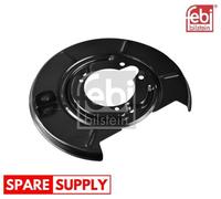 SPLASH GUARD, BRAKE DISC FOR BMW E30 FEBI BILSTEIN 174233 FITS REAR AXLE LEFT