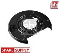 SPLASH GUARD, BRAKE DISC FOR BMW E30 FEBI BILSTEIN 174233 FITS REAR AXLE LEFT