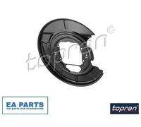 Splash Guard, brake disc for BMW E39 TOPRAN 503 350 fits Rear Axle Right